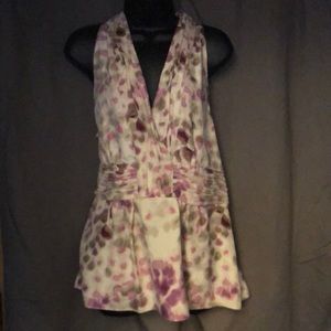 Silk floral Banana Republic blouse